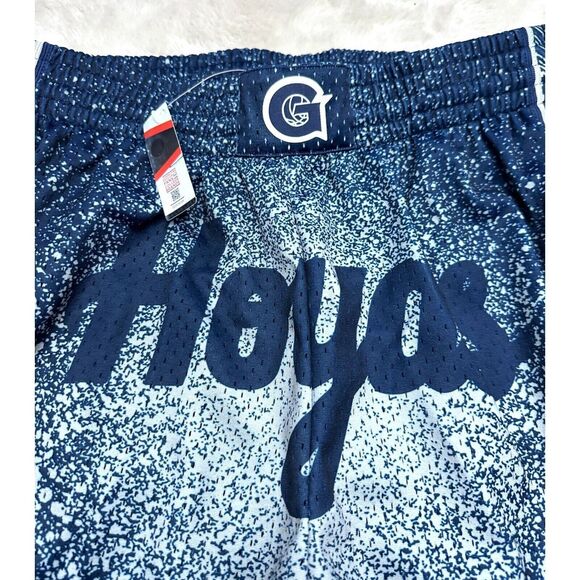 Mitchell & Ness Georgetown Hoyas NCAA Spray Paint Swingman Short 1996 Men Medium - Picture 4 of 4